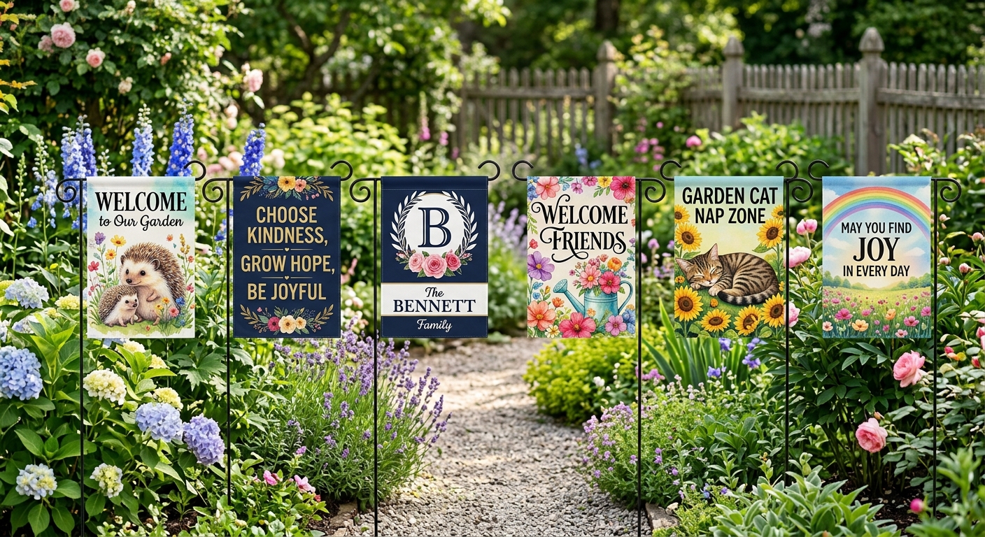 Themed Garden Flags